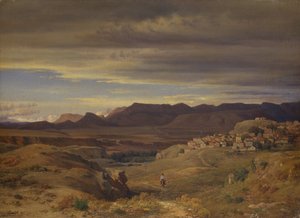 風景、1869 作： Louis Gurlitt